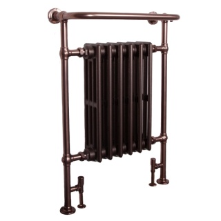 Broughton Heated Towel Rail Brushed Bronze